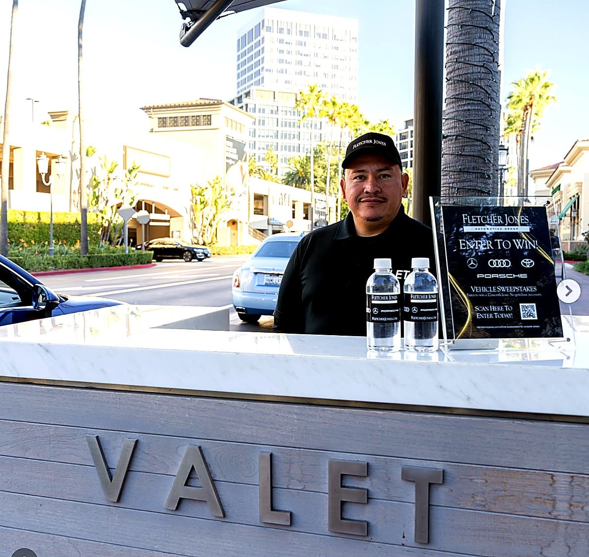 IPS Parking valet attendant at corporate event